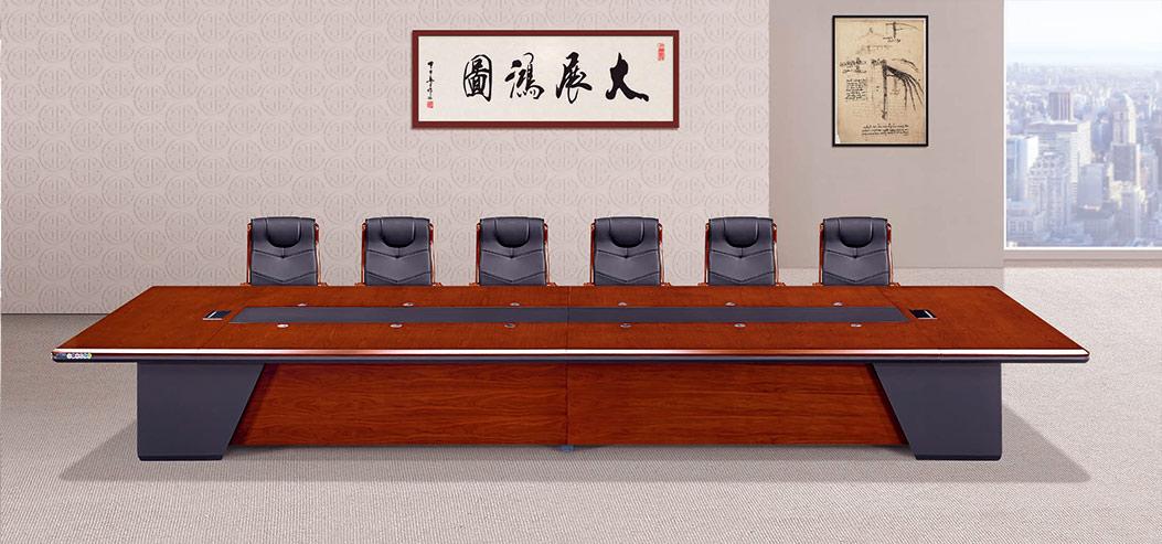實(shí)木會(huì)議桌-1