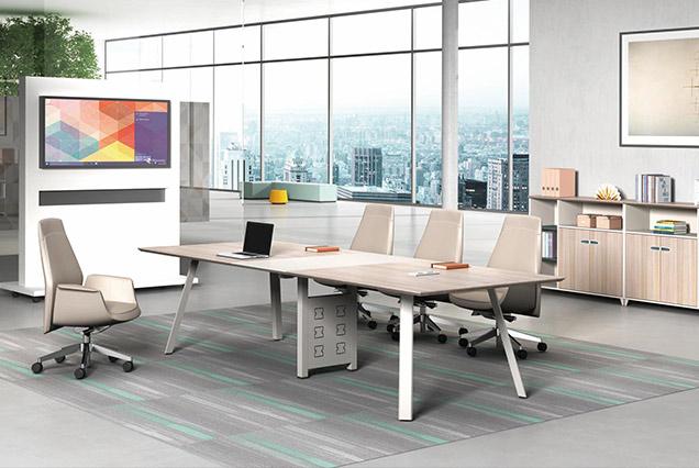 簡約現代會議桌-15