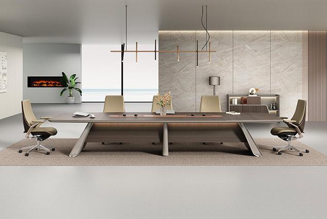 簡約現代會議桌-5